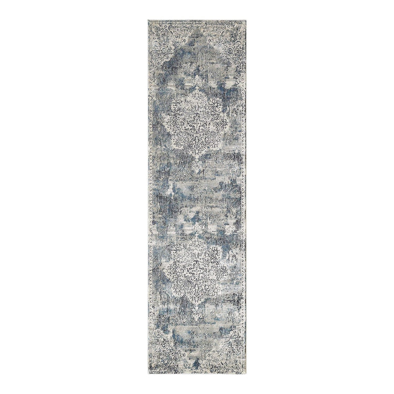 Rugs Hallway Runner Rug - 2'2" x 7'6" Runner Polyester Ivory Area Rug HomeRoots