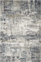 Rugs Hallway Runner Rug - 2'2" x 7'6" Runner Polyester Ivory/Teal Area Rug HomeRoots