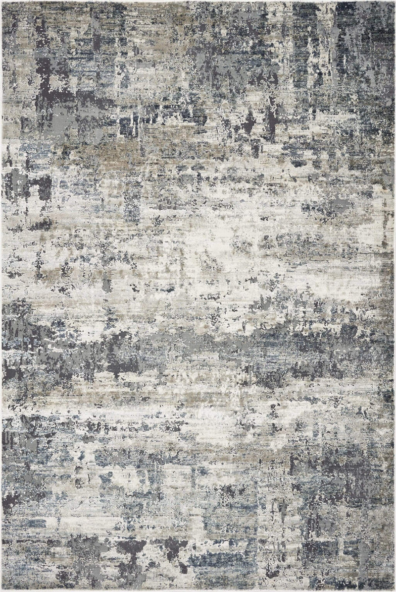 Rugs Hallway Runner Rug - 2'2" x 7'6" Runner Polyester Ivory/Teal Area Rug HomeRoots