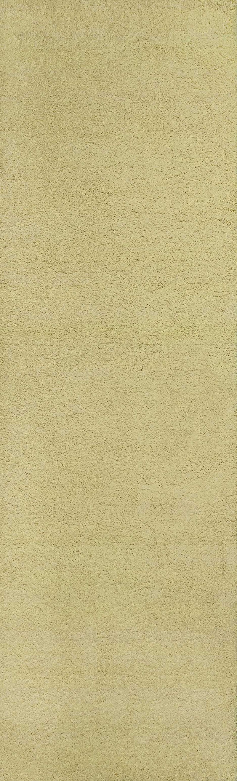 Rugs Hallway Runner Rug - 2'3" x 7'6" Runner Polyester Canary Yellow Area Rug HomeRoots