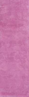 Rugs Hallway Runner Rug - 2'3" x 7'6" Runner Polyester Hot Pink Area Rug HomeRoots