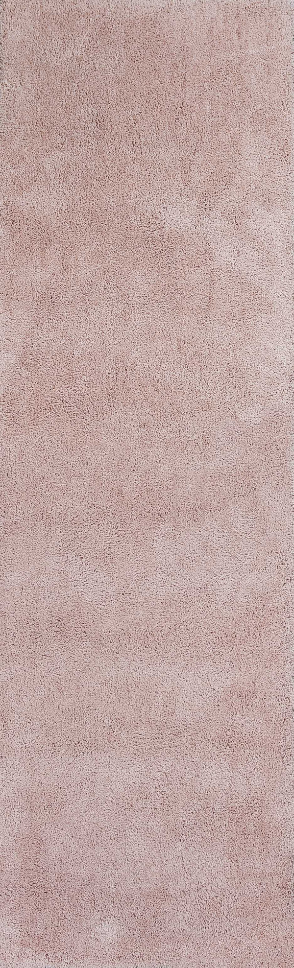 Rugs Hallway Runner Rug - 2'3" x 7'6" Runner Polyester Rose Pink Area Rug HomeRoots