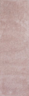 Rugs Hallway Runner Rug - 2'3" x 7'6" Runner Polyester Rose Pink Area Rug HomeRoots