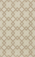 Rugs Hallway Runner Rug 2'3" x 7'6" Runner Wool Ivory Area Rug 4086 HomeRoots
