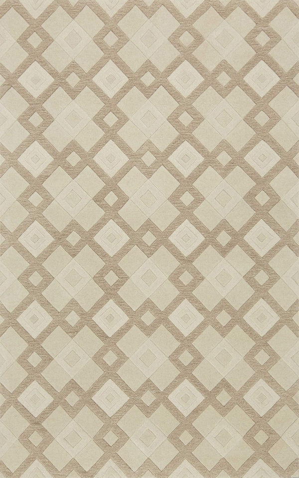 Rugs Hallway Runner Rug 2'3" x 7'6" Runner Wool Ivory Area Rug 4086 HomeRoots