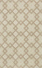 Rugs Hallway Runner Rug 2'3" x 7'6" Runner Wool Ivory Area Rug 4086 HomeRoots