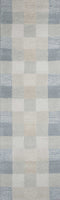 Rugs Hallway Runner Rug - 2'3" x 7'6" Runner Wool Light Blue Area Rug HomeRoots