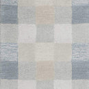 Rugs Hallway Runner Rug - 2'3" x 7'6" Runner Wool Light Blue Area Rug HomeRoots
