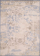 Rugs Hallway Runner Rug - 22" x 86" x 0.31" Neutral Polyester /Olefin Runner Rug HomeRoots