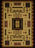 Rugs Hallway Runner Rug - 22" x 86" x 0.4" Ivory Polypropylene Runner Rug HomeRoots