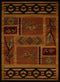 Rugs Hallway Runner Rug - 22" x 86" x 0.4" Spice Polypropylene Runner Rug HomeRoots