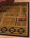 Rugs Hallway Runner Rug - 22" x 86" x 0.4" Spice Polypropylene Runner Rug HomeRoots