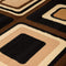 Rugs Hallway Runner Rug - 27" x 86" x 0.31" Brown Polypropylene Runner Rug HomeRoots