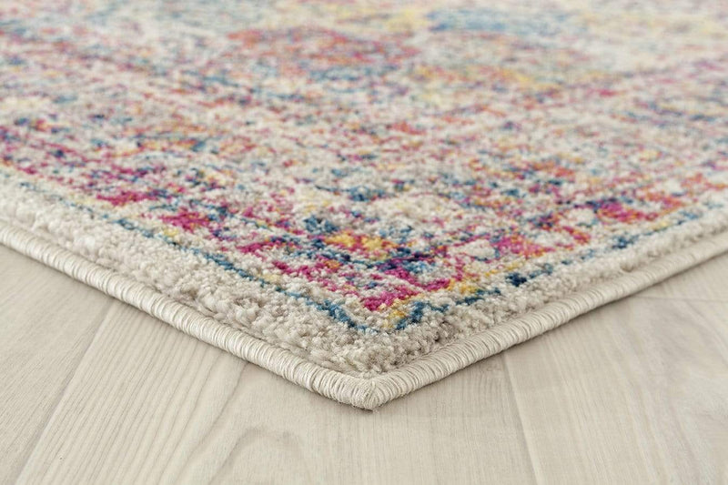 Rugs Hallway Runner Rug - 31" x 86" x 0.35" Multi Olefin/Frieze Runner Rug HomeRoots
