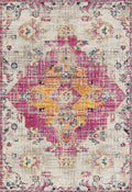 Rugs Hallway Runner Rug - 31" x 86" x 0.35" Olefin/Frieze Magenta Runner Rug HomeRoots