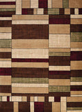Rugs Hallway Runner Rug 31" x 88" x 0.47" Multi Polypropylene Runner Rug 8632 HomeRoots