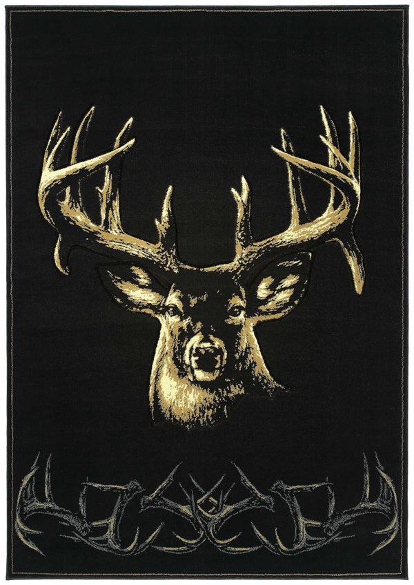 Rugs Home Decorators Collection Rugs 22" x 32" x 0.47" Onyx Polypropylene Accent Rug 8916 HomeRoots