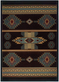 Rugs Home Decorators Collection Rugs 22" x 32" x 0.47" Smoke Blue Polypropylene Accent Rug 8946 HomeRoots