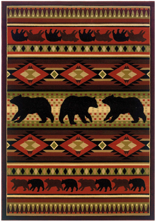 Rugs Home Decorators Collection Rugs 22" x 32" x 0.47" Terracotta Polypropylene Accent Rug 9071 HomeRoots