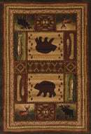 Rugs Home Decorators Collection Rugs 22" x 32" x 0.47" Toffee Polypropylene Accent Rug 8981 HomeRoots