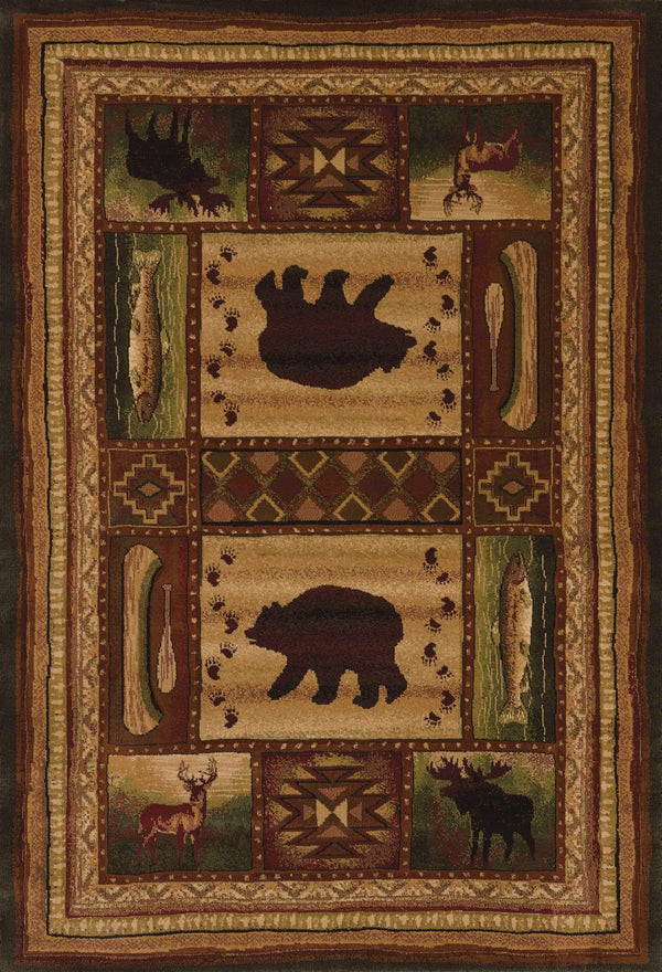Rugs Home Decorators Collection Rugs 22" x 32" x 0.47" Toffee Polypropylene Accent Rug 8981 HomeRoots
