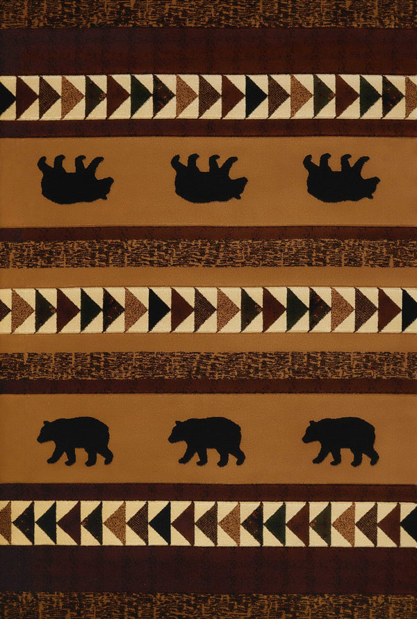 Rugs Home Decorators Collection Rugs 22" x 32" x 0.47" Toffee Polypropylene Accent Rug 9051 HomeRoots
