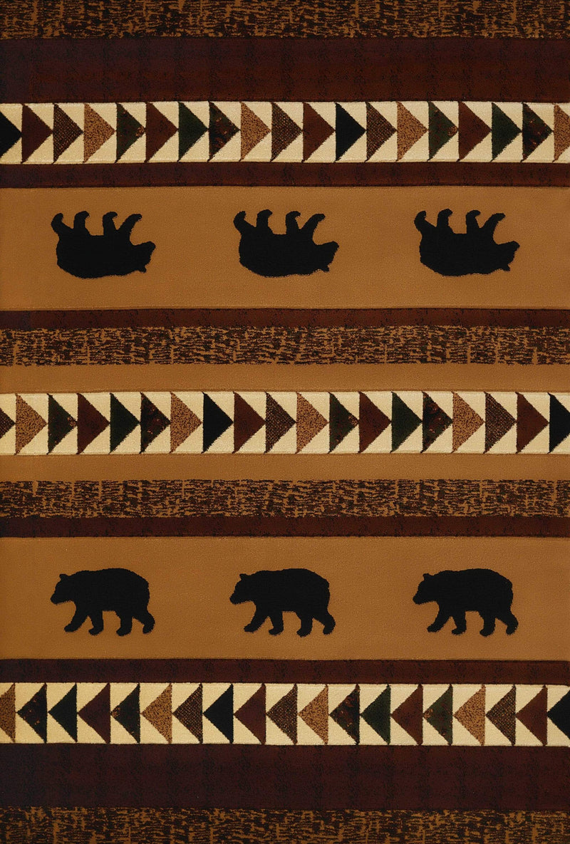 Rugs Home Decorators Collection Rugs 22" x 32" x 0.47" Toffee Polypropylene Accent Rug 9051 HomeRoots