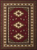 Rugs Home Decorators Collection Rugs 33" x 39" x 0.31" Burgundy Polypropylene Accent Rug 8730 HomeRoots