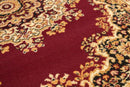 Rugs Home Decorators Collection Rugs - 33" x 39" x 0.31" Burgundy Polypropylene Accent Rug HomeRoots