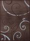 Rugs Home Decorators Collection Rugs 33" x 39" x 0.31" Chocolate Polypropylene Accent Rug 8874 HomeRoots