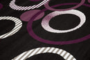 Rugs Home Decorators Collection Rugs - 33" x 39" x 0.31" Plum Polypropylene Accent Rug HomeRoots