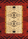 Rugs Incredible Rugs and Decor 22" x 32" x 0.47" Terracotta Polypropylene Accent Rug 9106 HomeRoots