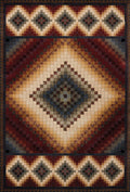 Rugs Incredible Rugs and Decor - 22" x 36" x 0.45" Crimson Polypropylene Accent Rug HomeRoots