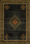 Rugs Incredible Rugs and Decor 22" x 36" x 0.45" Hunter Polypropylene Accent Rug 9362 HomeRoots