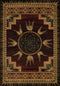 Rugs Incredible Rugs and Decor 22" x 36" x 0.45" Lodge Polypropylene Accent Rug 9337 HomeRoots
