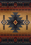 Rugs Incredible Rugs and Decor - 47" x 63" x 0.45" Blue Polypropylene Accent Rug HomeRoots