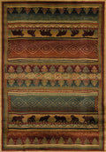 Rugs Incredible Rugs and Decor 47" x 63" x 0.45" Lodge Polypropylene Accent Rug 9274 HomeRoots