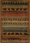 Rugs Incredible Rugs and Decor 47" x 63" x 0.45" Lodge Polypropylene Accent Rug 9274 HomeRoots