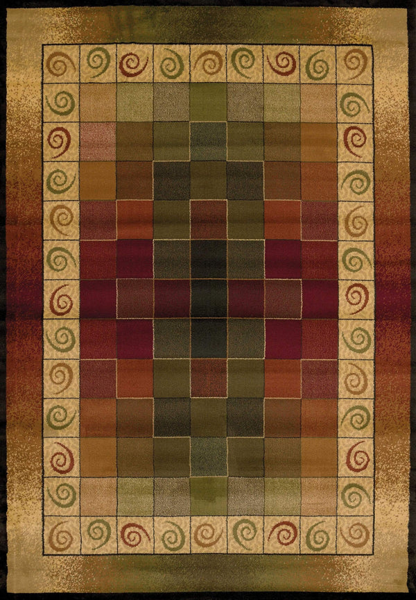 Rugs Incredible Rugs and Decor - 47" x 63" x 0.45" Lodge Polypropylene Accent Rug HomeRoots