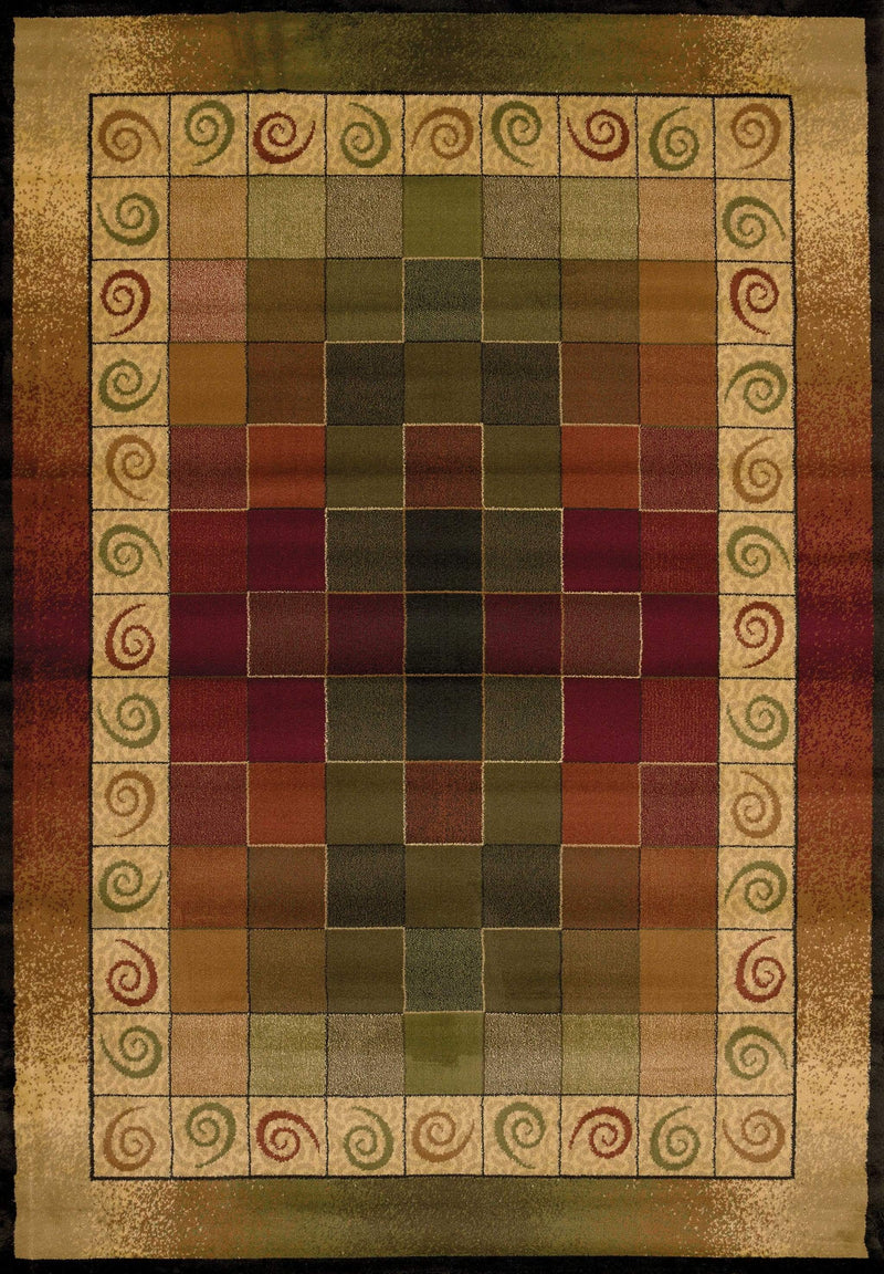 Rugs Incredible Rugs and Decor - 47" x 63" x 0.45" Lodge Polypropylene Accent Rug HomeRoots