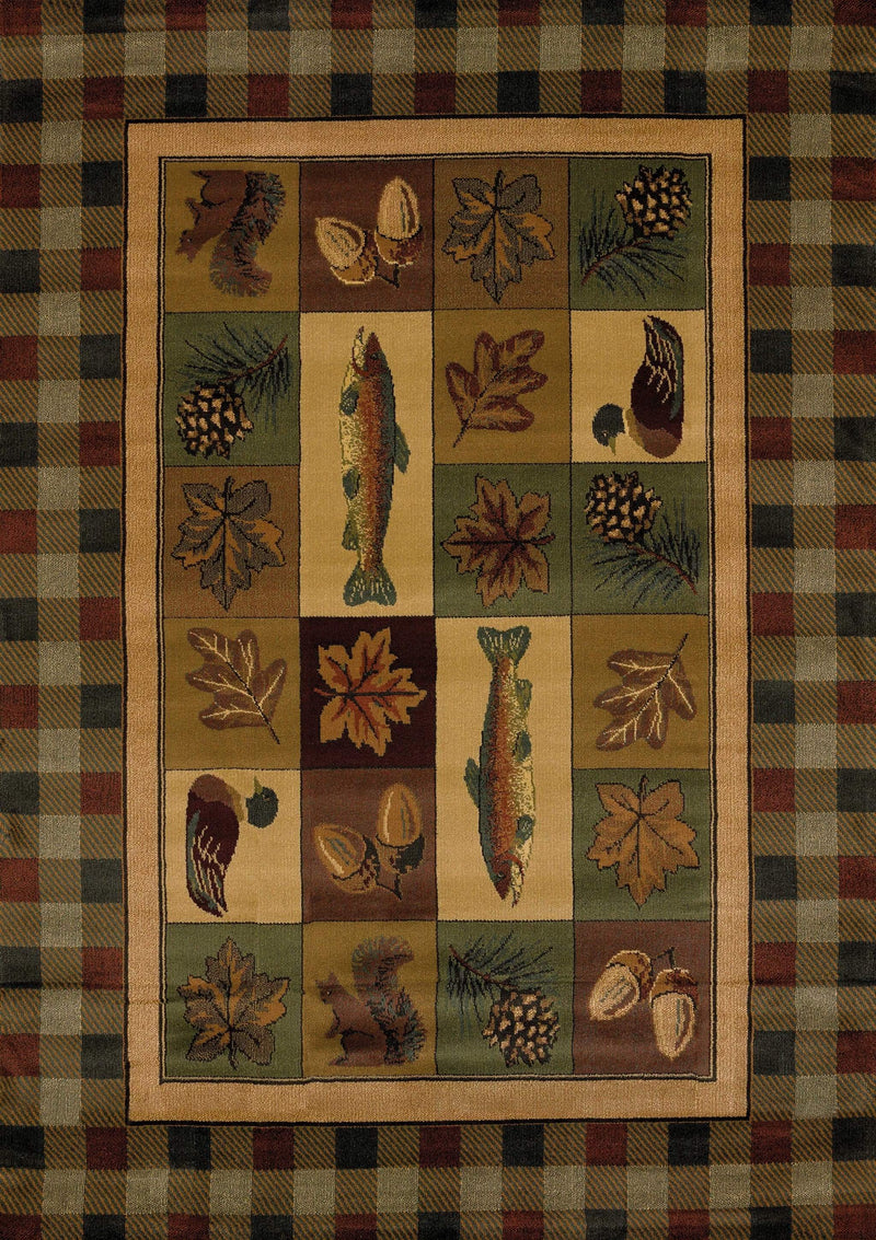 Rugs Incredible Rugs and Decor 47" x 63" x 0.45" Natural Polypropylene Accent Rug 9249 HomeRoots