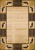 Rugs Incredible Rugs and Decor 47" x 63" x 0.45" Natural Polypropylene Accent Rug 9304 HomeRoots