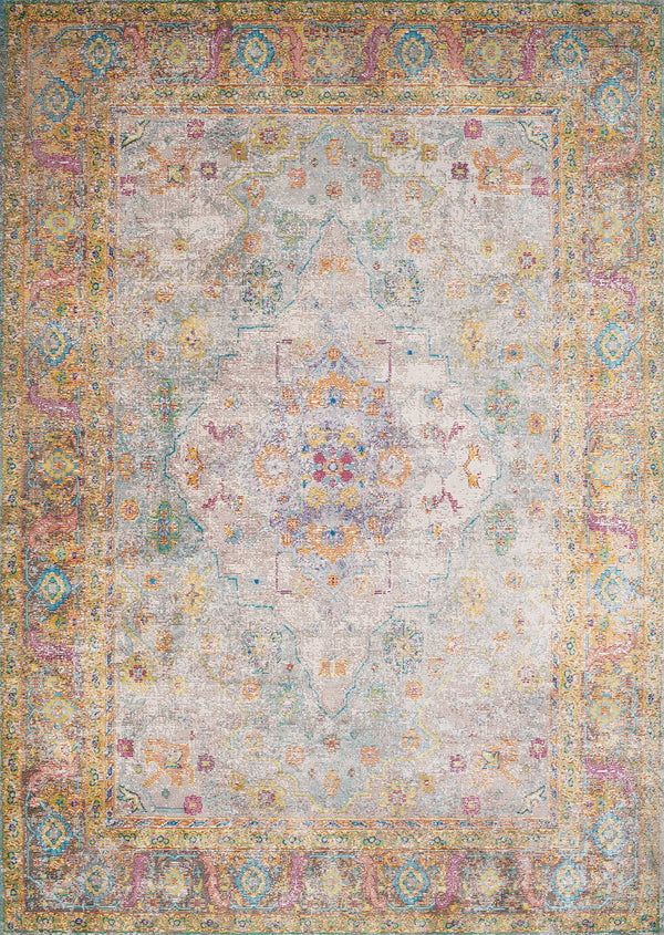 Rugs Indoor Outdoor Rugs - 22" x 86" x 0.31" Natural Olefin/Polyester Runner Rug HomeRoots
