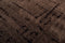 Rugs Indoor Outdoor Rugs - 31" x 81" x 0.79" Brown Polyester/Olefin Runner Rug HomeRoots