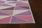 Rugs Ivory Area Rug - 20" x 31" Polyester Ivory/Pink Area Rug HomeRoots