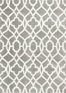 Rugs Ivory Area Rug - 5'3" x 7'7" Microfiber Grey/Ivory Area Rug HomeRoots