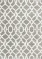 Rugs Ivory Area Rug - 5'3" x 7'7" Microfiber Grey/Ivory Area Rug HomeRoots