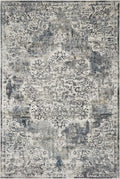 Rugs Ivory Area Rug - 5'3" x 7'7" Polyester Ivory Area Rug HomeRoots