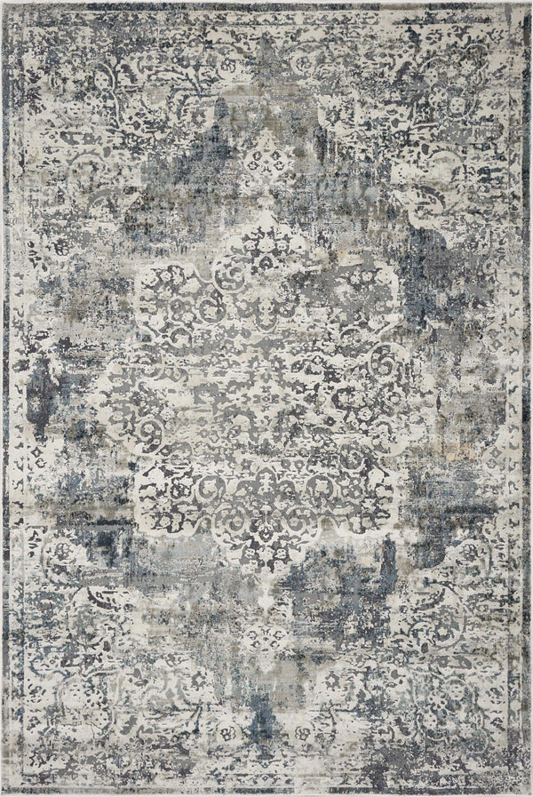 Rugs Ivory Area Rug - 5'3" x 7'7" Polyester Ivory Area Rug HomeRoots