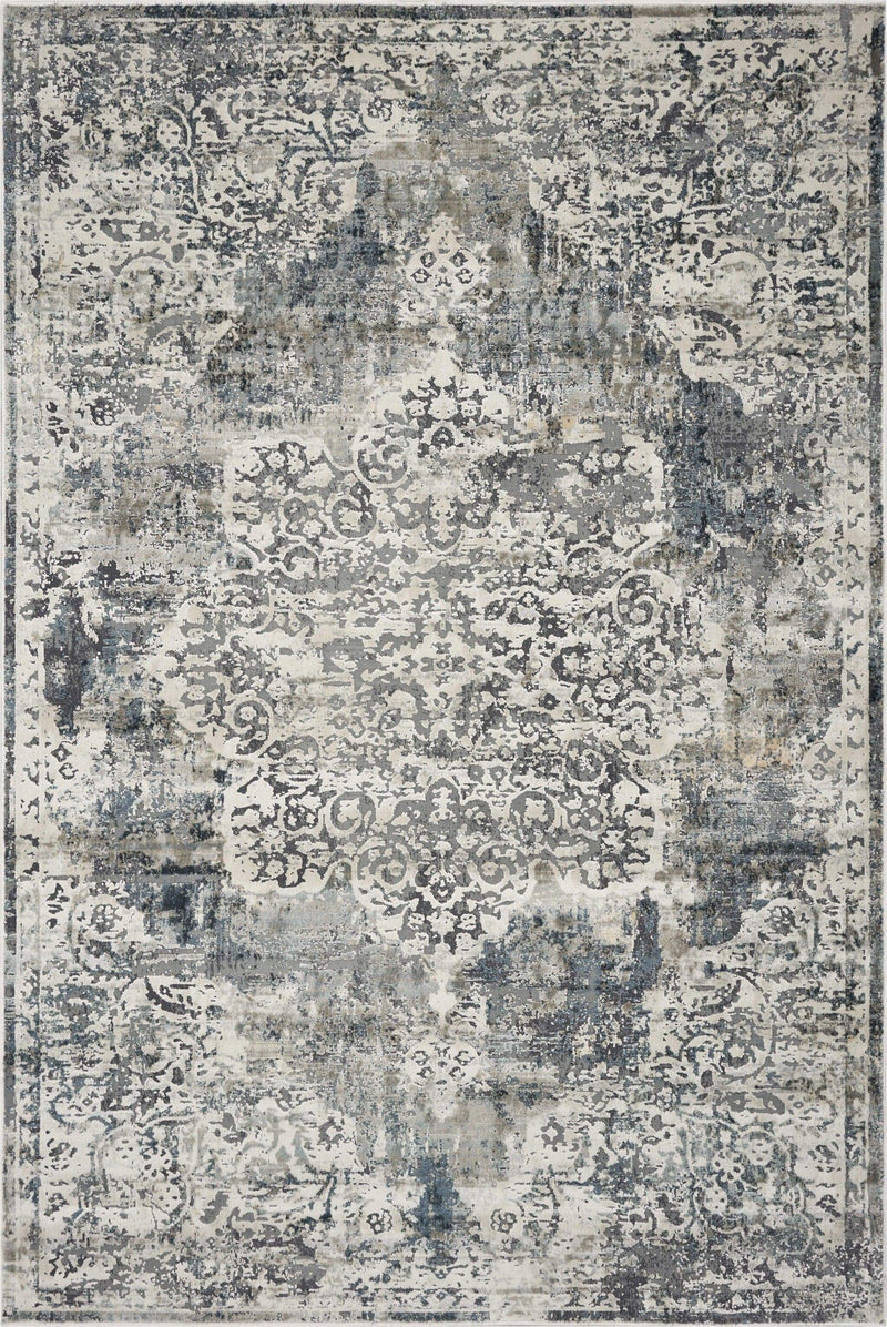 Rugs Ivory Area Rug - 5'3" x 7'7" Polyester Ivory Area Rug HomeRoots